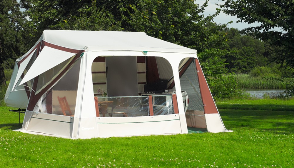 Own caravan, camp-easy or tent